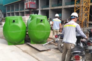 Bể tự hoại siêu thông minh 3 ngăn composite giá rẻ chất lượng tốt