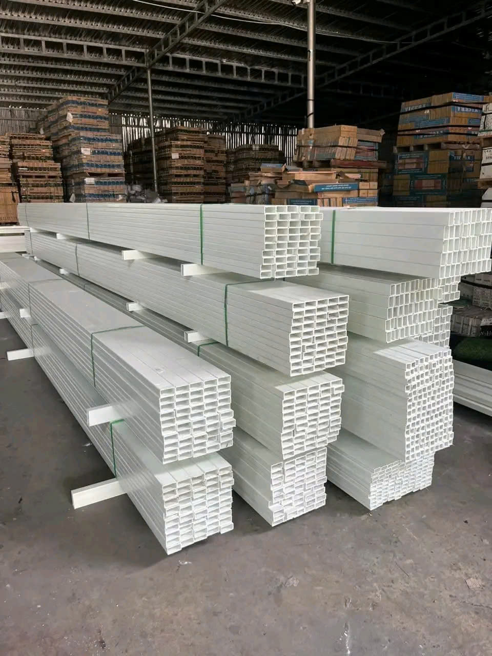 Xà gồ composite FRP lắp đặt thực tế tại công trình